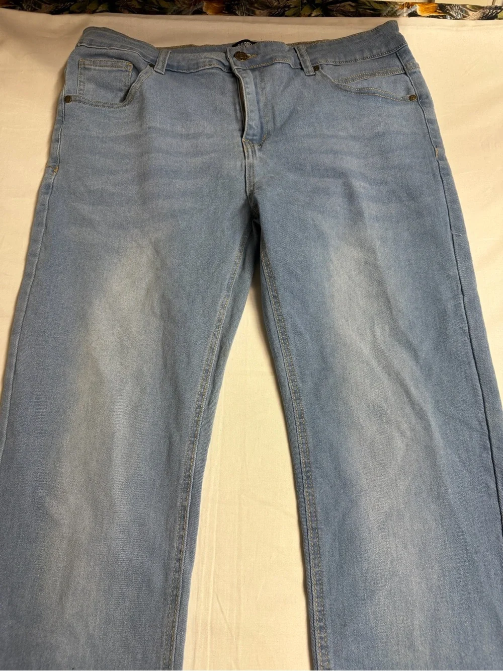 Light Blue Men’s Jeans - Classic Straight Fit